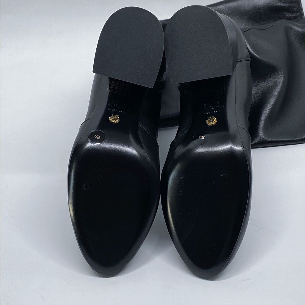 Stuart Weitzman Block Heel Mid Calf Boot size 6 - image 13